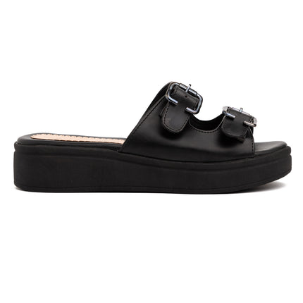 Sandalias Casuales Mujer Beipol - Negro