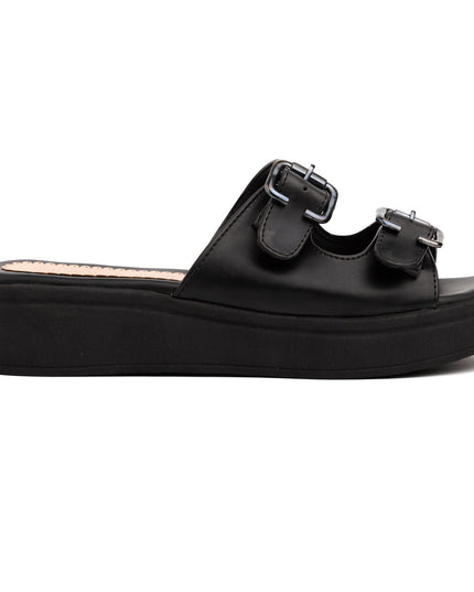 Sandalias Casuales Mujer Beipol - Negro