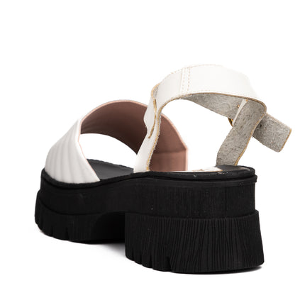 Sandalias Casuales Mujer Belley - Blanco