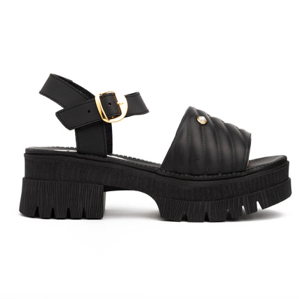 Sandalias Casuales Mujer Belley - Negro