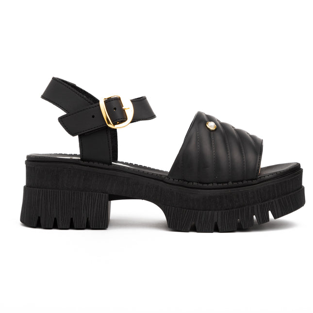 Sandalias Casuales Mujer Belley - Negro