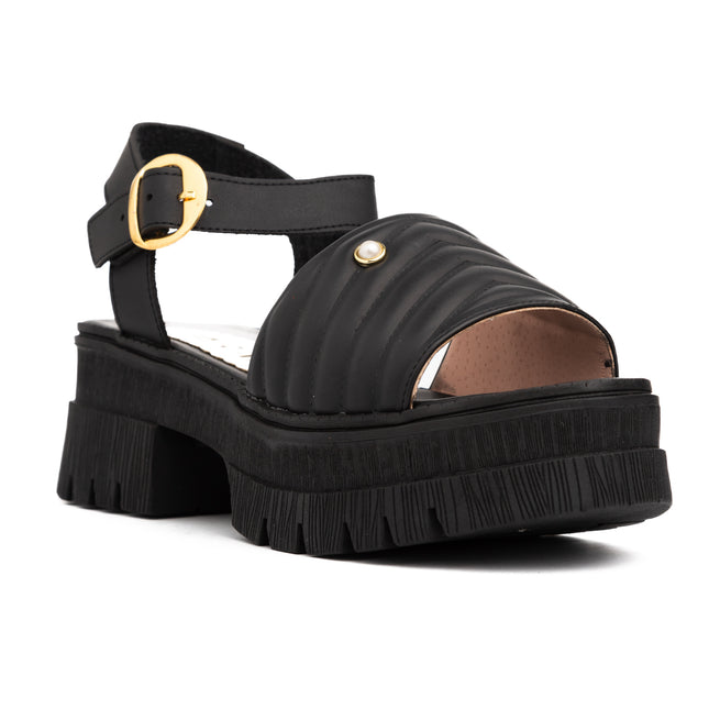 Sandalias Casuales Mujer Belley - Negro