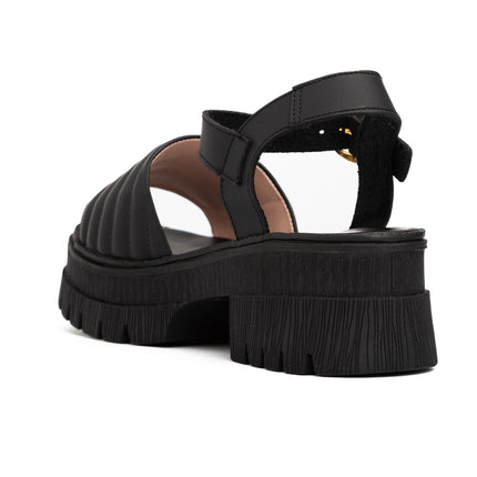 Sandalias Casuales Mujer Belley - Negro