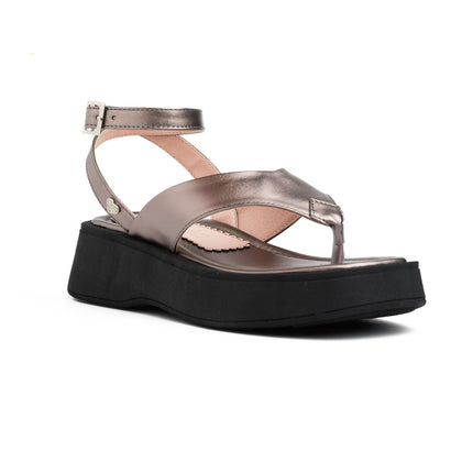 Sandalias Casuales Mujer Belvet - Plateado