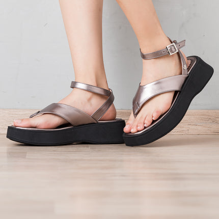 Sandalias Casuales Mujer Belvet - Plateado
