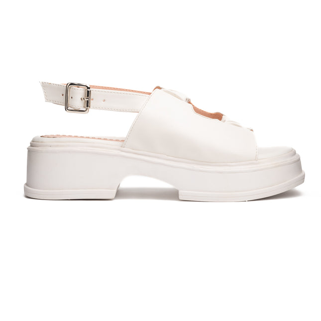 Sandalias Casuales Mujer Brakzon - Blanco