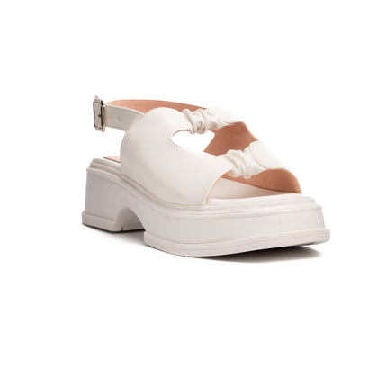 Sandalias Casuales Mujer Brakzon - Blanco