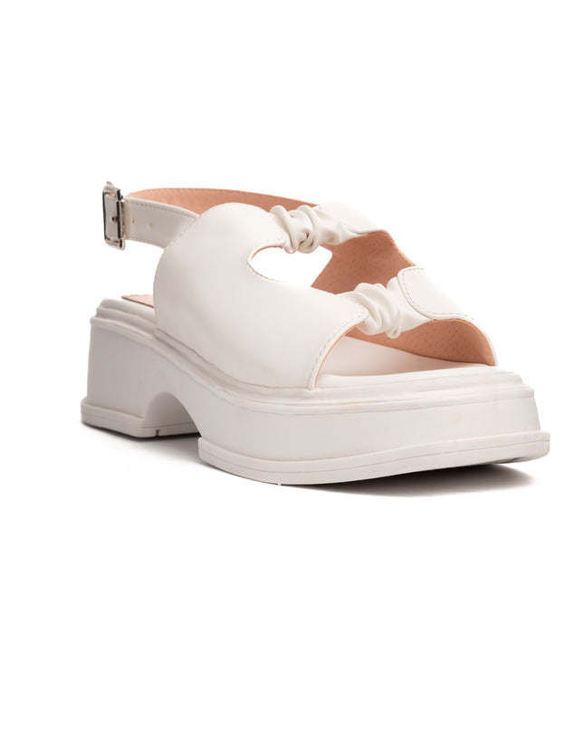 Sandalias Casuales Mujer Brakzon - Blanco