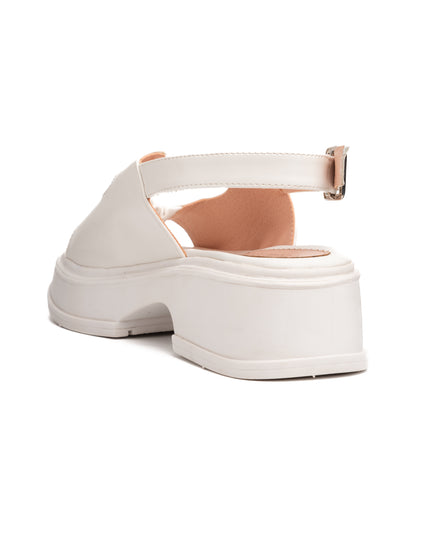 Sandalias Casuales Mujer Brakzon - Blanco