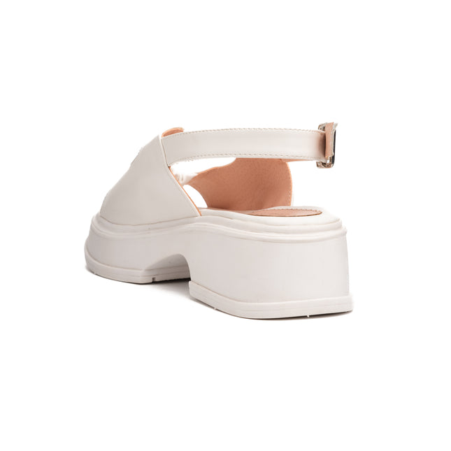 Sandalias Casuales Mujer Brakzon - Blanco