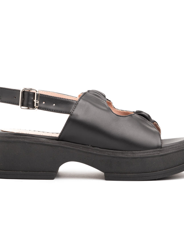 Sandalias Casuales Mujer Brakzon - Negro