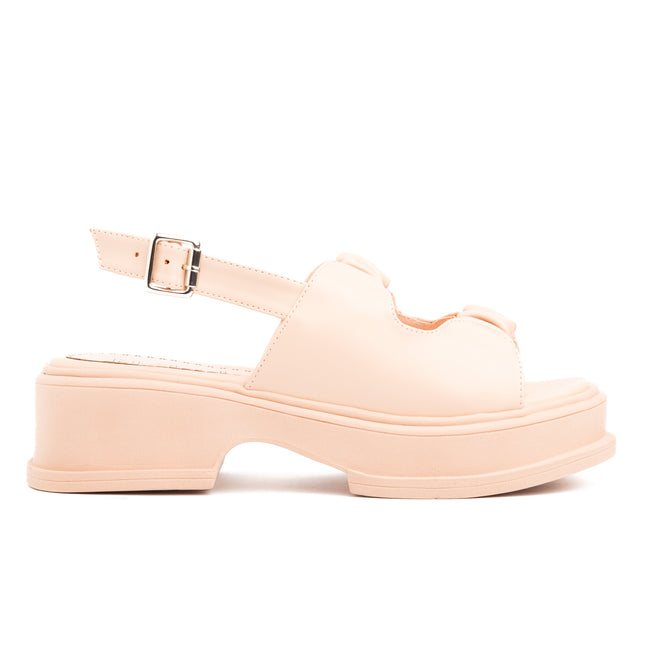 Sandalias Casuales Mujer Brakzon - Nude