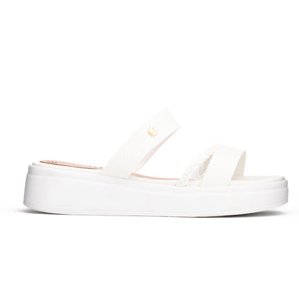 Sandalias Casuales Mujer Briceyda - Blanco