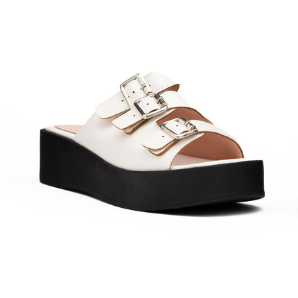 Sandalias Casuales Mujer Calama - Blanco