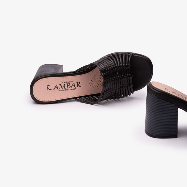 Sandalias de Vestir Mujer Calandria - Negro