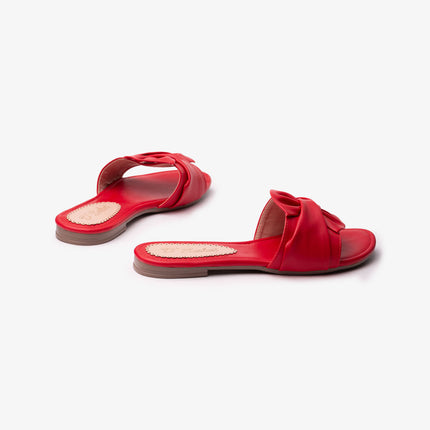 Sandalias Casuales Mujer Canton - Rojo
