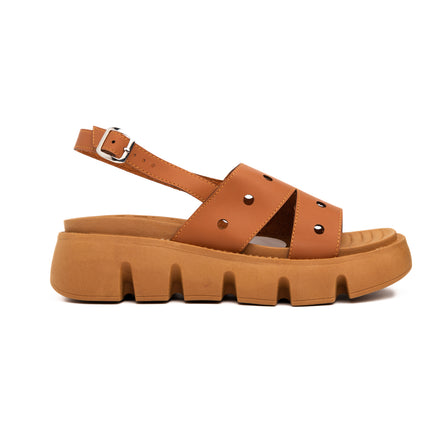 Sandalias Casuales Mujer Cartago - Camel