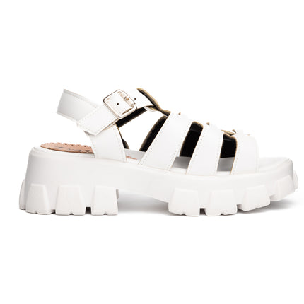 Sandalias Casuales Mujer Catania - Blanco