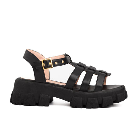 Sandalias Casuales Mujer Catania - Negro
