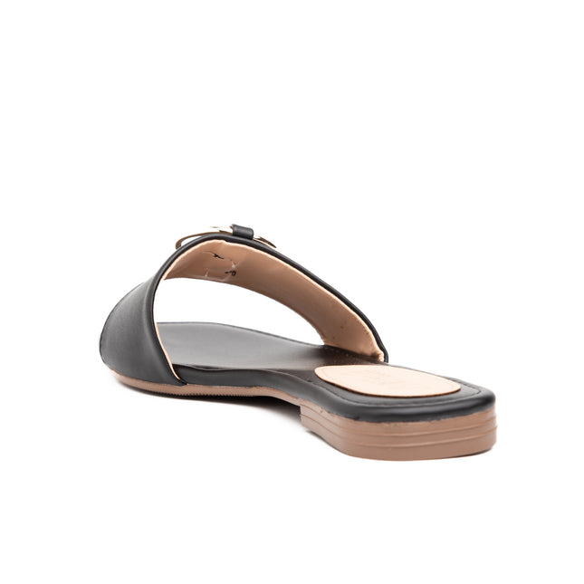 Sandalias Casuales Mujer Circulo - Negro