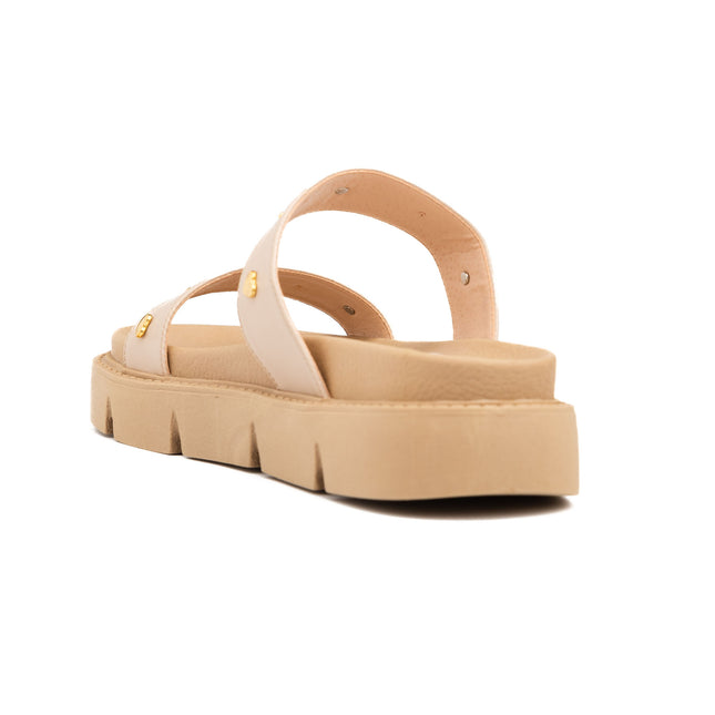 Sandalias Casuales Mujer Cuore - Beige