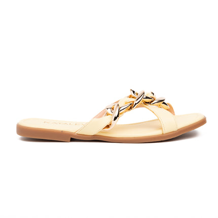Sandalias Casuales Mujer Delmas - Amarillo