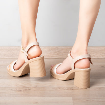 Sandalias Mujer Delphins - Beige