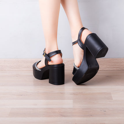 Sandalias de Vestir Mujer Demar - Negro