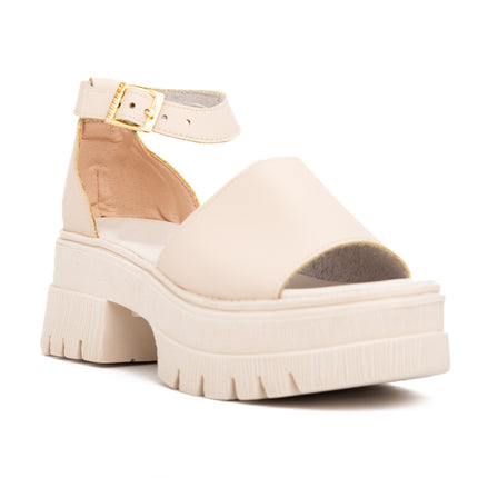 Sandalias Casuales Mujer Dijon - Beige