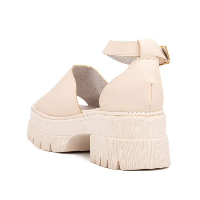 Sandalias Casuales Mujer Dijon - Beige