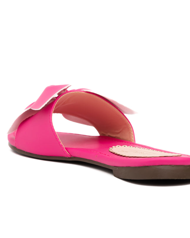 Sandalia Flor - Fucsia