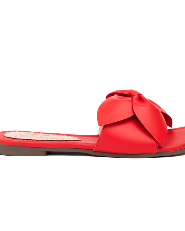 Sandalia Flor - Rojo