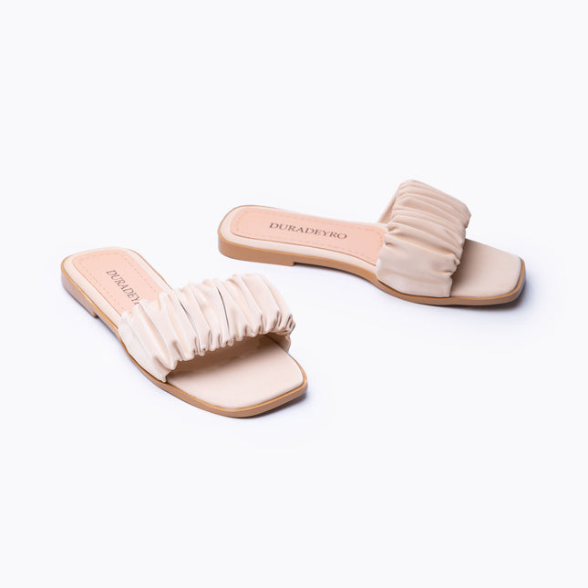 Sandalias Casuales Mujer Genova - Beige