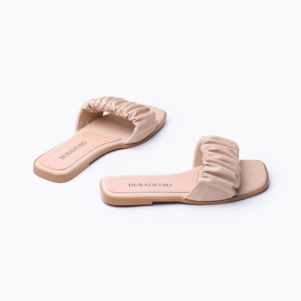Sandalias Casuales Mujer Genova - Beige