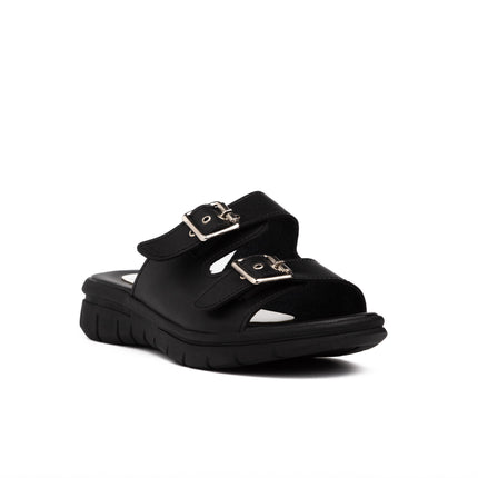 Sandalias Casuales Mujer Glitz - Negro