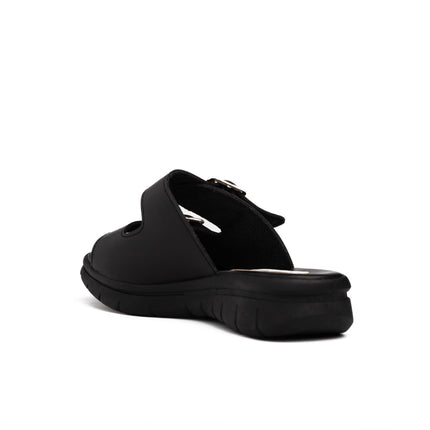 Sandalias Casuales Mujer Glitz - Negro
