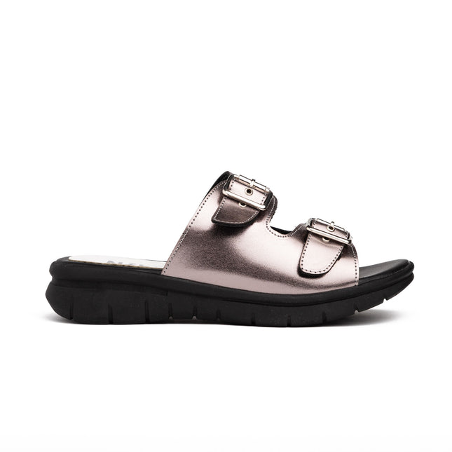 Sandalias Casuales Mujer Glitz - Plateado