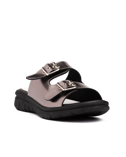 Sandalias Casuales Mujer Glitz - Plateado
