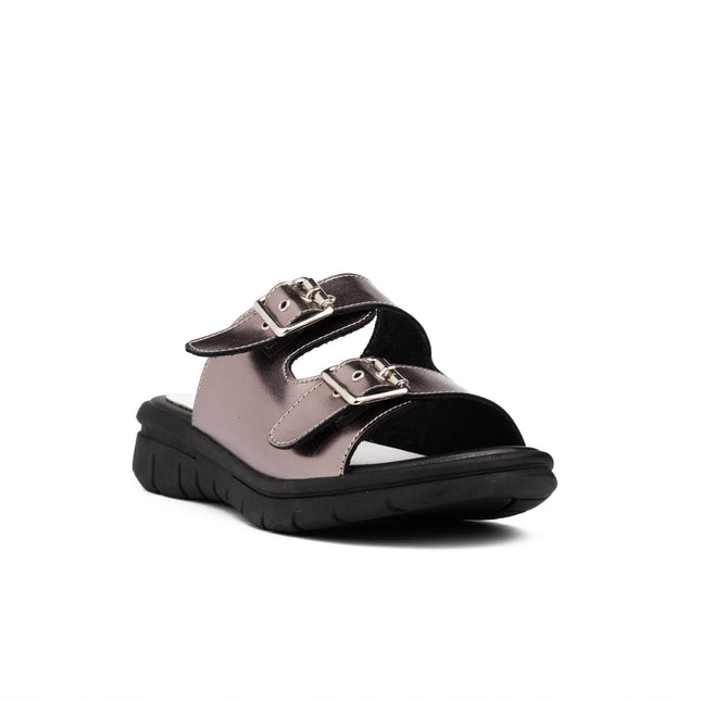 Sandalias Casuales Mujer Glitz - Plateado