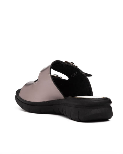 Sandalias Casuales Mujer Glitz - Plateado