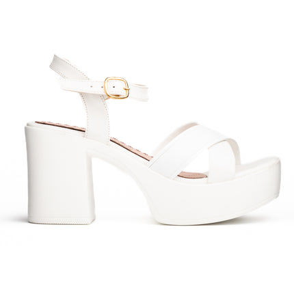 Sandalias de Vestir Mujer Guivin - Blanco