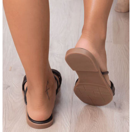 Sandalias Casuales Mujer Habana - Negro