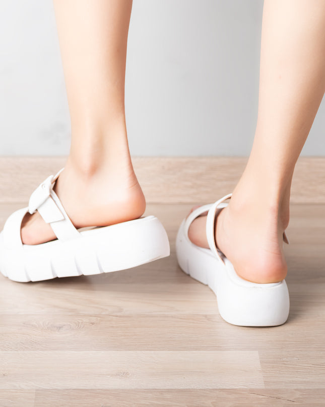 Sandalias Casales Mujer Hakeem - Blanco