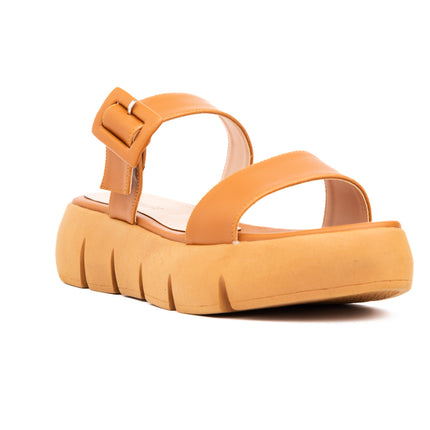 Sandalias Casuales Mujer Hakeem - Camel