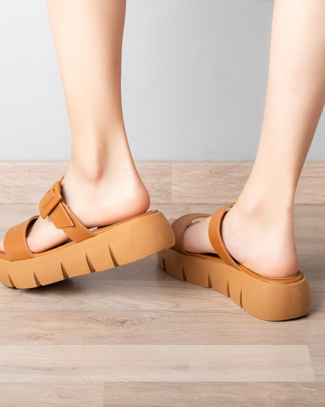 Sandalias Casuales Mujer Hakeem - Camel