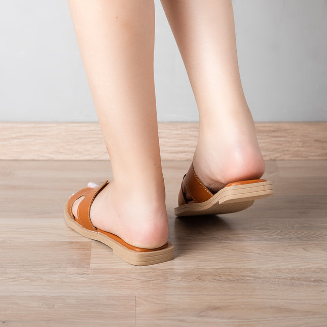 Sandalias Casuales Mujer Horus - Camel