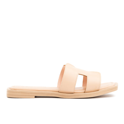 Sandalias Casuales Mujer Horus - Nude