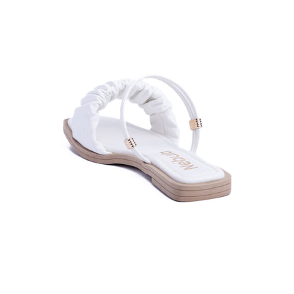 Sandalias Casuales Mujer Jadet - Blanco