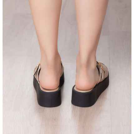 Sandalias Casuales Mujer Kaduna - Dorado