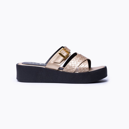Sandalias Casuales Mujer Kaduna - Dorado